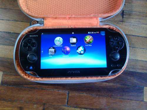 Psvita Como Nuevo + Chip + Juegos + Estuche