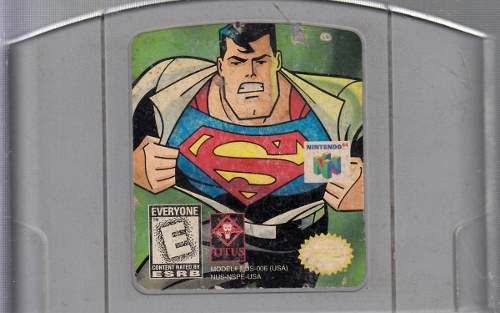 Super Man Video Juego De Nintendo 64 Usado