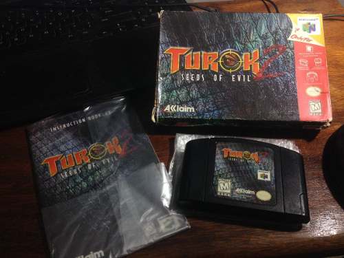 Turok 2 + Caja + Manual Juego Nintendo 64 Original