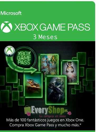 Xbox Game Pass Xbox One 3 Meses