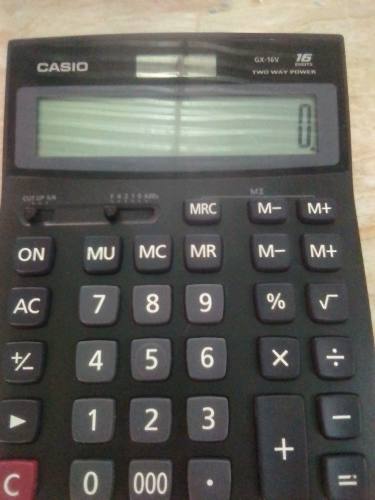Calculadora Casio Gx-16v