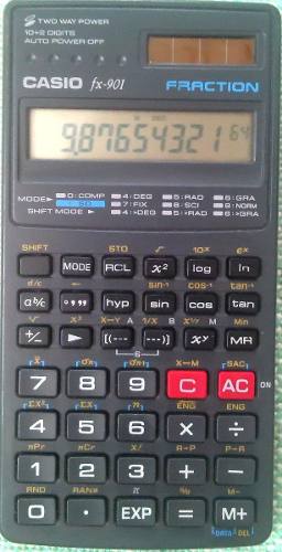 Calculadora Científica Casio Fx-901 Fraction Usada