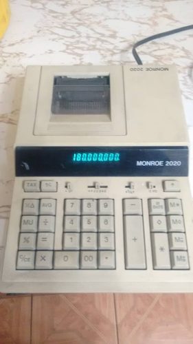 Calculadora De Escritorio Monroe , Usada, Ver Descripcio