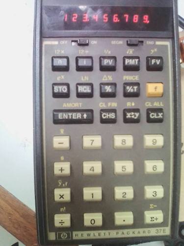 Calculadora Hp 37e Colección
