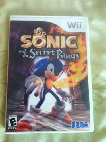 Juego Wii Original Sonic Y El Anillo Secreto