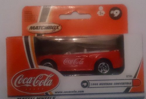 Matchbox  Coca Cola  Mustang Convertible Leer Public