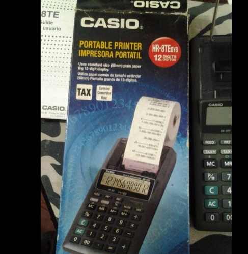 Oferta Calculadora Impresora Portátil Casio