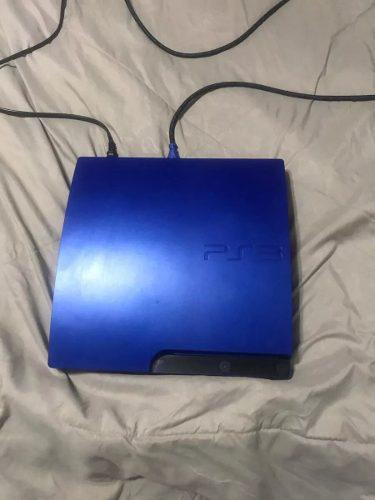 Playstation 3 Azul 500 Gb Con Detalle Modulo De Wifi