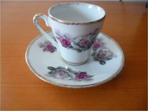 Taza De Cafe Detalles De Rosas 40 Vds