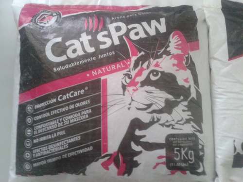Arena Para Gatos Cats Paw 5kg
