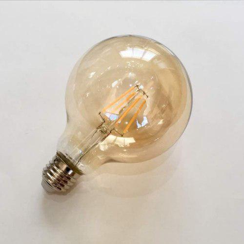 Bombillo Vintage Edison Filamento Led G95 4w Luz Cálida