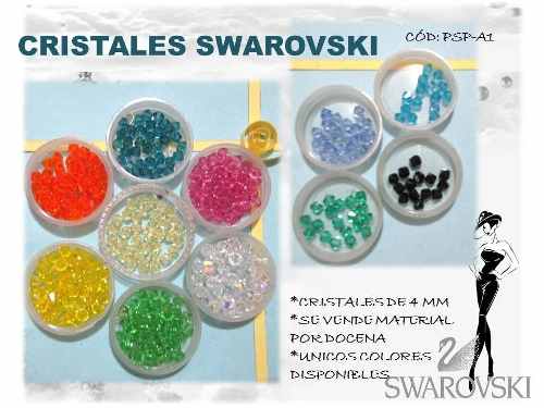 Cristales De Swarovski 4 Mm Por Docena