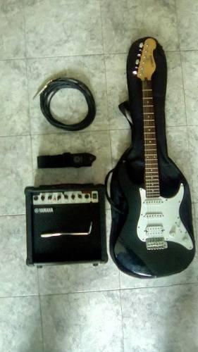 Guitarra Electrica Yamaha + Estuche + Ampli