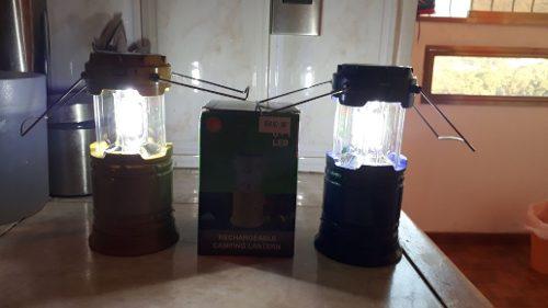 Lampara Linterna Recargable Con Luz Solar