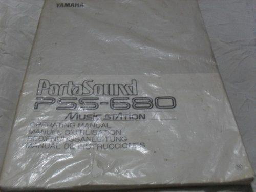 Manual De Instrucciones Pss- 680 Portasound Yamaha