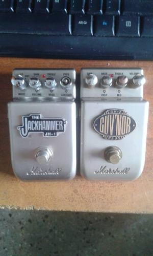 Pedal Efecto Guvnor Y Jackhammer Marshall Distorcion