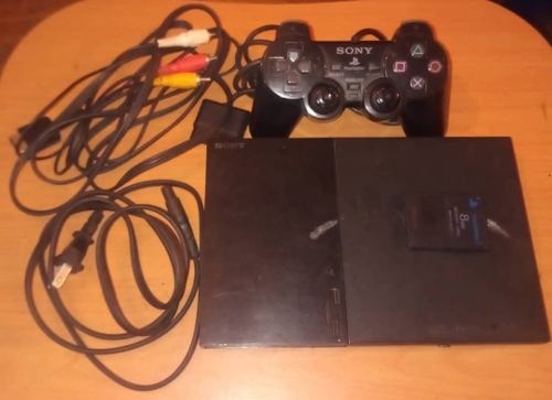 Playstation 2 Con Un Control Memory Card Juegos Digitales