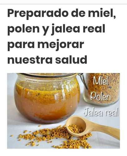 Polen Preparado Con Miel, Jalea Real Y Propoleo