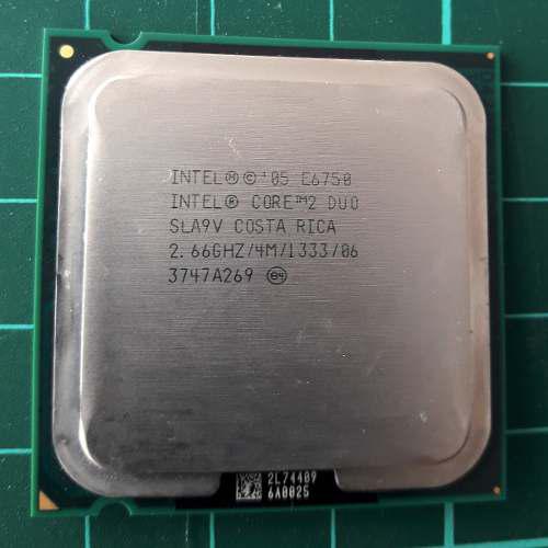 Procesador Intel Core 2 Duo Lga 775 E6750 2.66 Ghz