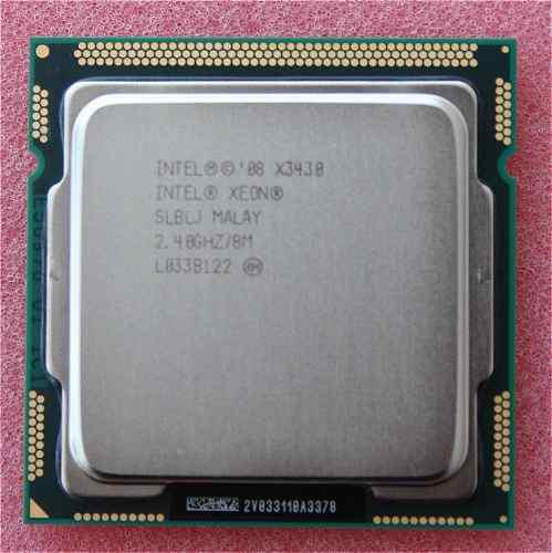 Procesador Intel Xeon X3430 Caché 8m 2.40 Ghz Ddr3 Lga 1156