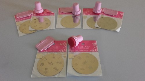 2 Plantillas Para Uñas Stamping Redonda Metalica