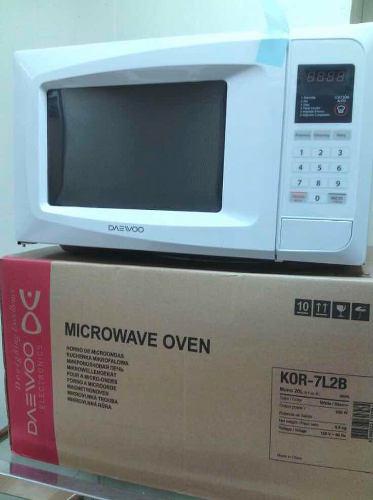 Microondas Digital Daewoo 0.7pies(20 Lts)blanco,nuevos