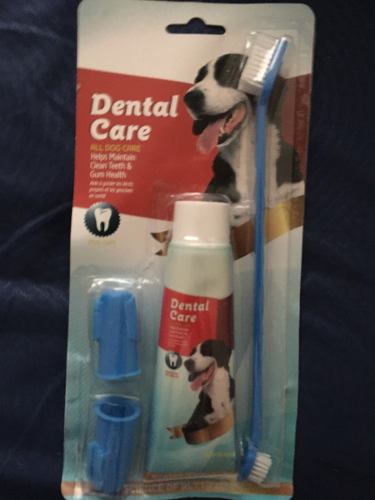 Crema Dental Para Perros Incluye Cepillos 2x80