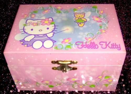 Joyero Hello Kitty Sanario 17 X 8,2 Cm.