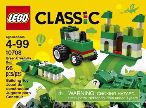 Lego Classic Caja Creativa Verde 10708 Juego Para Construir