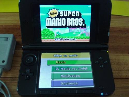 Nintendo 3ds Xl Con R4 8gb De Full Juegos