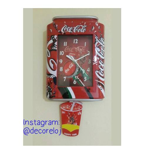 Reloj Coca Cola Pendulo