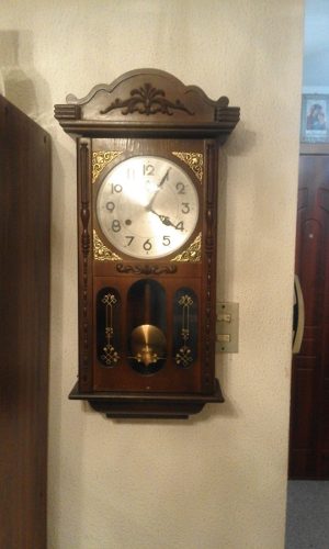 Reloj De Pendulo Antiguo Ring Bell