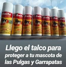 Talco Bolfo Especial Para Exterminar Garrapatas Y Pulgas