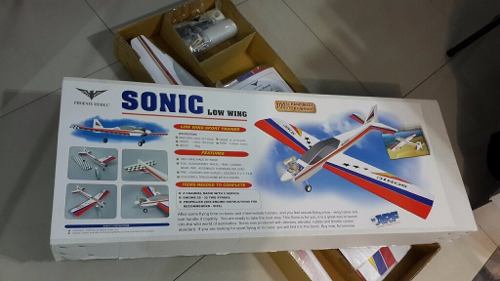 Avion Rc Aeromodelismo Sonic Ala Baja  Arf (nuevo) 75$
