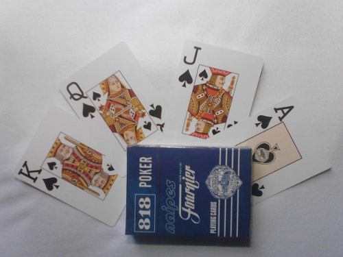 Cartas De Poker (fournier 818) Roja Y Azul