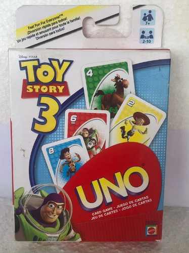 Juego De Cartas Uno -leer Descripcion- Mattel Toy Story
