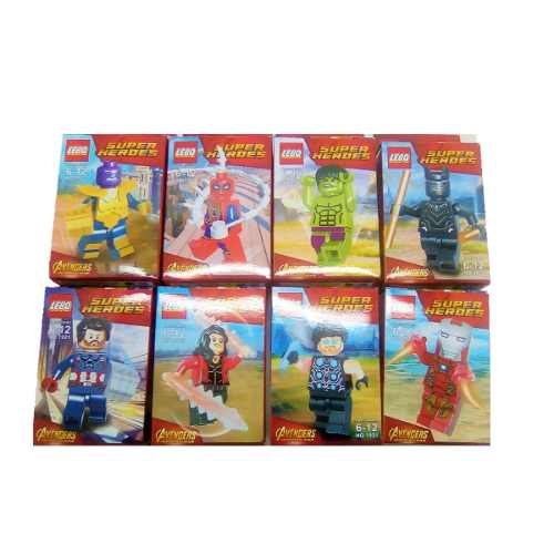 Lego Marvel Avengers Set 8 Figuras
