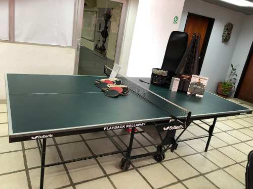 Mesa De Ping Pong Marca Butterfly Con Robot