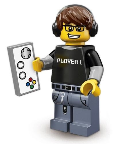 Mini Figura De Lego Player 1 Serie 12