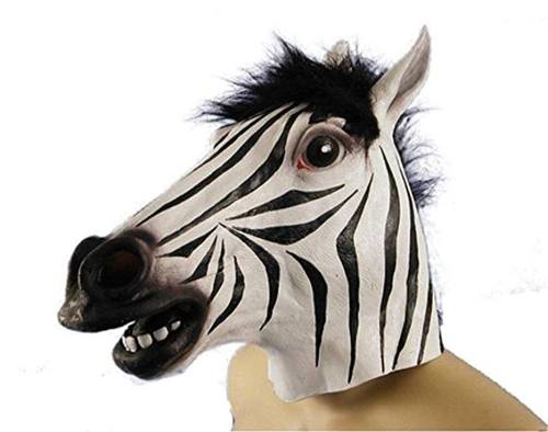 Máscara De Zebra Halloween Party Y Despedidas