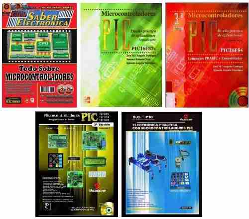 Pack De Libros De Microcontroladores Pics