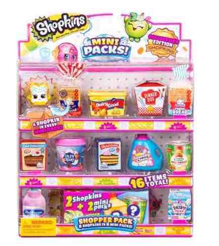 Shopkins Mini Packs Collectors Edition 16 Unidades