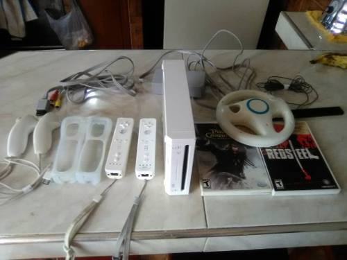 Consola Nintendo Wii+juegos+accesorio+controles