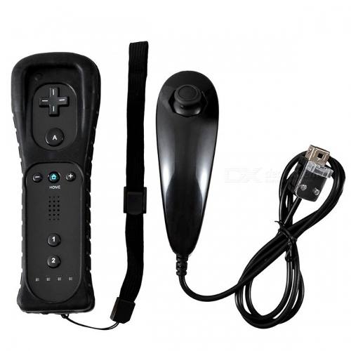 Control De Wii Original + Nunchuk + Forro De Silicon + Cinta