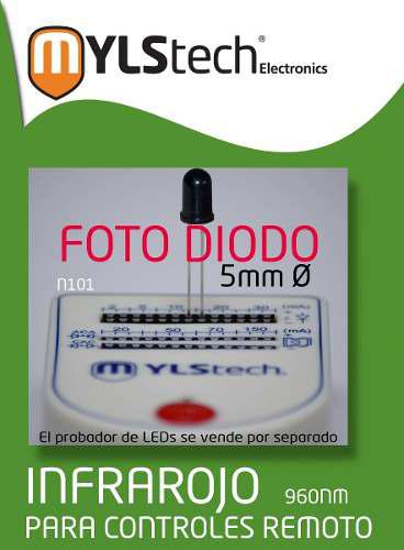 Diodo Led 5mm Infrarojo 940nm 1 Emisor + 1 Receptor