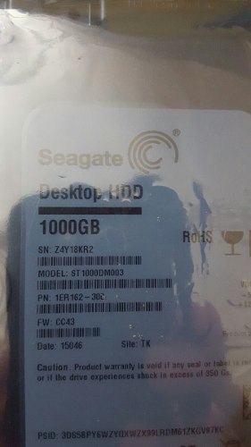 Disco Duro De 1 Tb Seagate Nuevo, Sellado