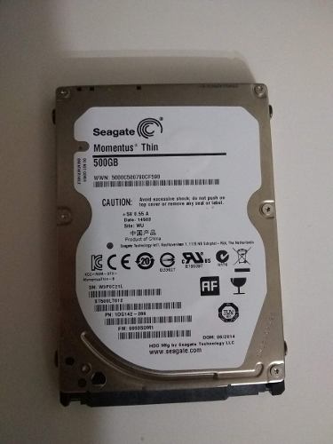 Disco Duro Para Laptop 500gb Seagate