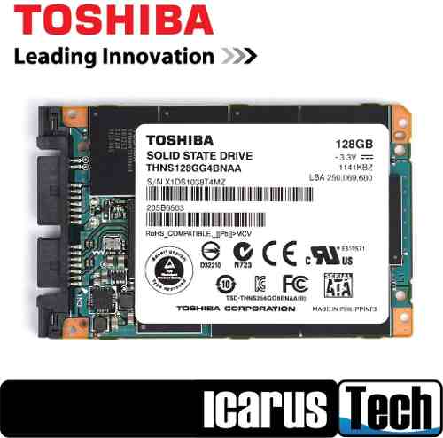 Disco Duro Solido Toshiba 128 Gb Ssd 1.8 Micro Sata