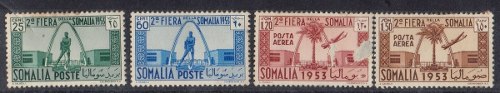 Estampillas Italia-somalia  Nuevas