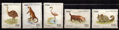 Estampillas Peru  Serie Completa Nuevas